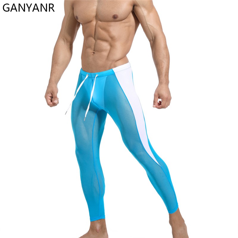 Compression Long Pant - GANYANR Chạy Thun Nam Nén Quần
