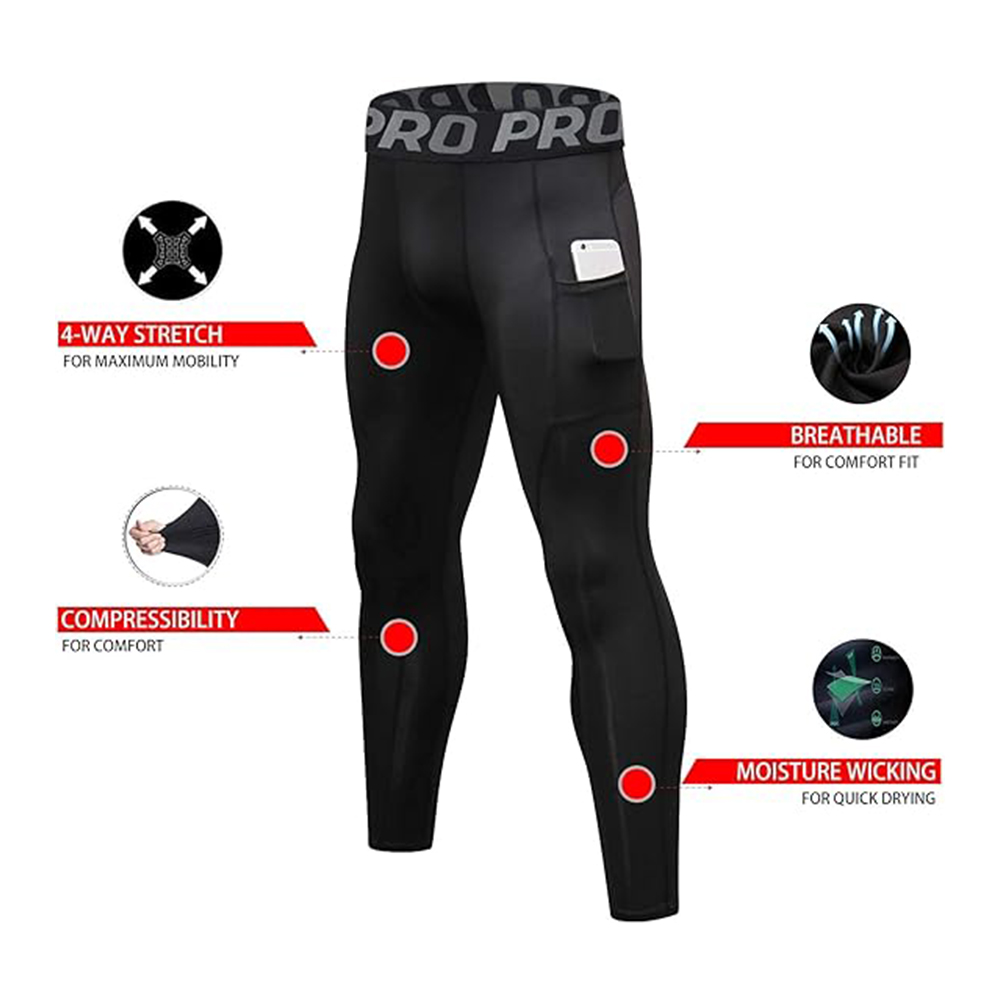 Men's Compression Pants Long J - đánh giá và giá Compression Long Pant