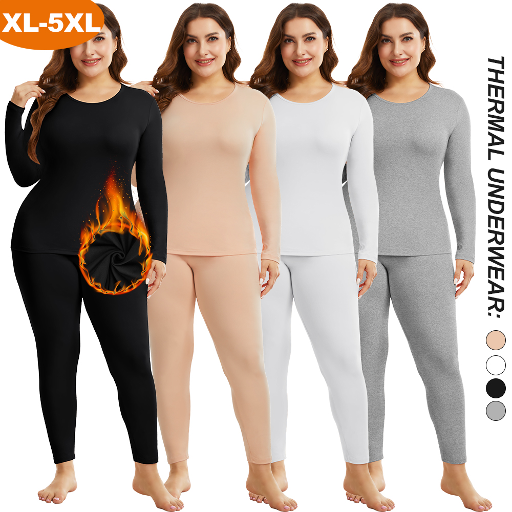 Plus Size Warm Thermal Underwe - đánh giá và giá Thermal Long John