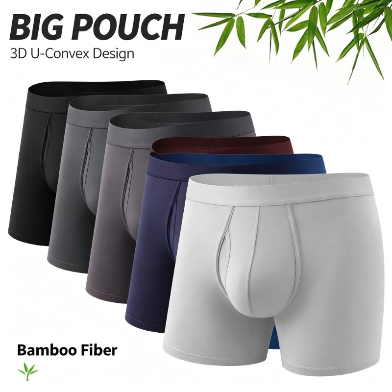 Big Pouch Men Bamboo Fiber Box - đánh giá và giá Bamboo Fiber Trunk