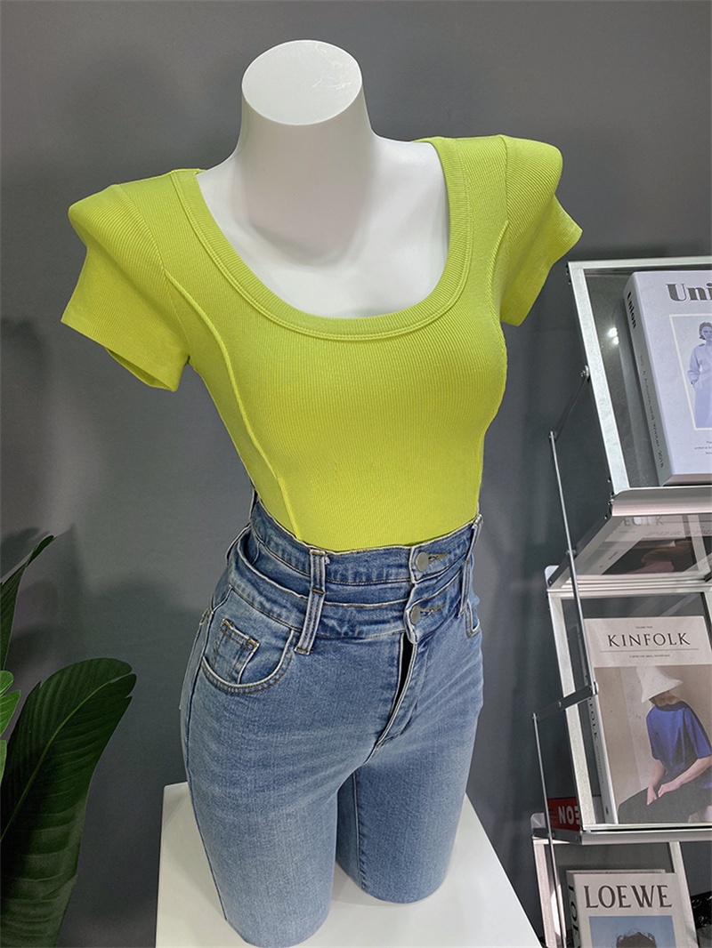 Slimming Effect Short Sleeve U - đánh giá và giá Base Layer Top