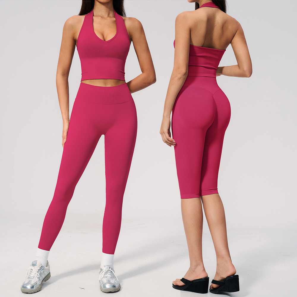 Seamless Yoga Suit 2PCS Women  - đánh giá và giá Compression Shorts Athletes