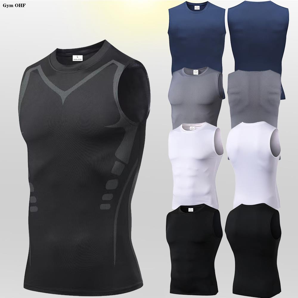 Men's Compression Tank Tops Gy - đánh giá và giá Sleeveless Undershirt