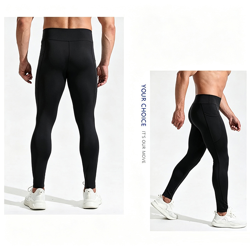 3 Pcs Men High Waist Compressi - đánh giá và giá Compression Long Pant