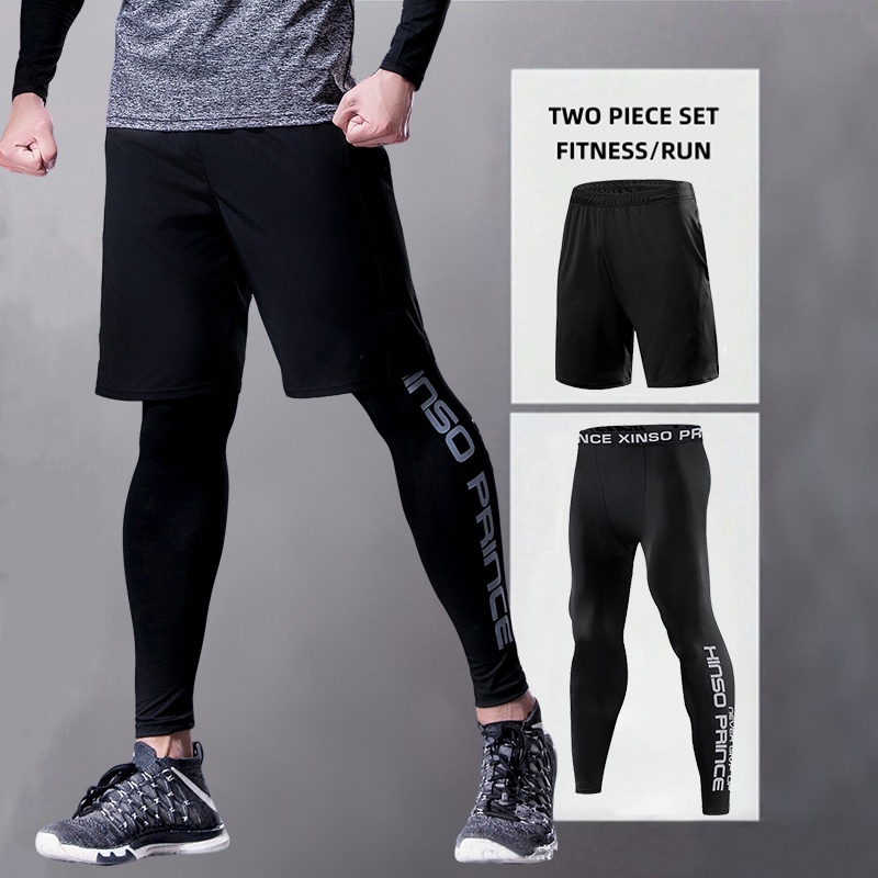 Men's Sports Running Trousers  - đánh giá và giá Compression Long Pant