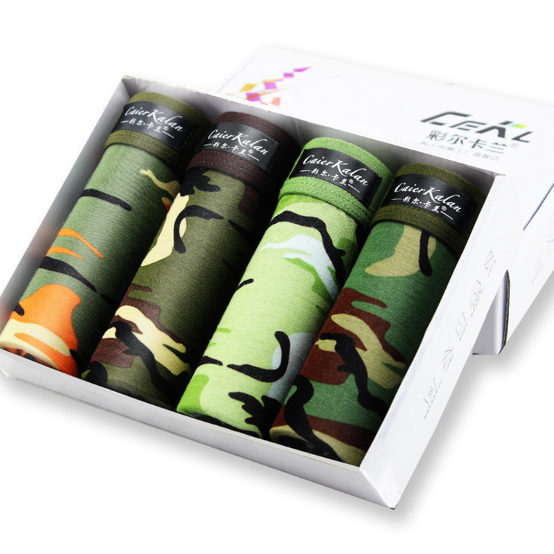 4 Cái/lốc Ngụy Trang Quần Lót  - đánh giá và giá Multi Pack Underwear