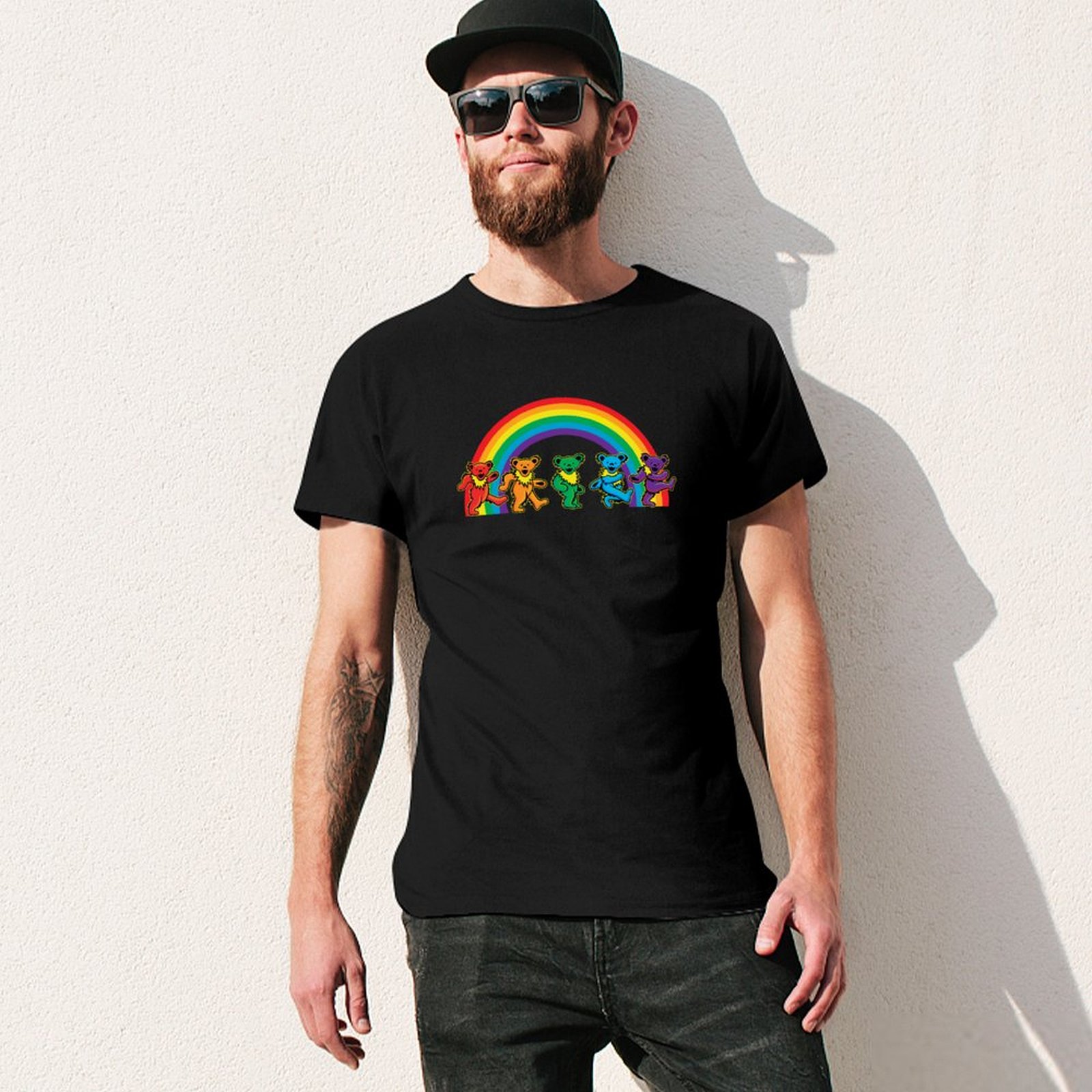 Walking bears under the rainbo - đánh giá và giá Undershirt Crew Neck