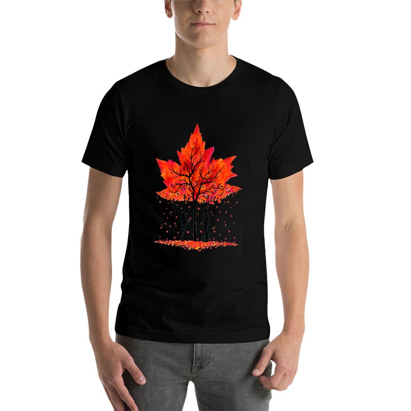Love under the Maple Tree T-Sh - đánh giá và giá Undershirt Crew Neck